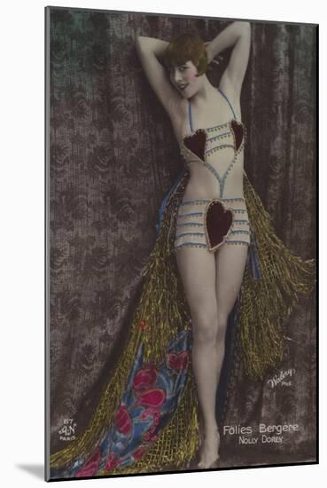 Nolly Dorey, Dancer at the Folies Bergere-null-Mounted Photographic Print