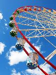 Ferris Wheel against Blue Sky-Nomad Soul-Photographic Print