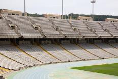 Tribunes of Abandoned Olympic Stadium in Barcelona, Spain-Nomad Soul-Photographic Print