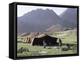 Nomad Tents, Lar Valley, Iran, Middle East-Desmond Harney-Framed Stretched Canvas