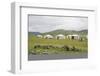 Nomadic family ger camp, Orkhon valley, South Hangay province, Mongolia, Central Asia, Asia-Francesco Vaninetti-Framed Photographic Print