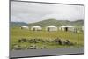 Nomadic family ger camp, Orkhon valley, South Hangay province, Mongolia, Central Asia, Asia-Francesco Vaninetti-Mounted Photographic Print