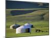 Nomads' Camp, Terkhin Valley, Arkhangai, Mongolia-Bruno Morandi-Mounted Photographic Print