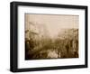 Nome's Muddy Streets & Barber Shop-null-Framed Art Print