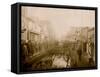 Nome's Muddy Streets & Barber Shop-null-Framed Stretched Canvas