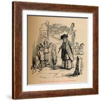 'Non Angli sed Angeli forent si fuissent Christiani', c1860, (c1860)-John Leech-Framed Giclee Print