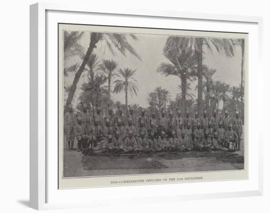Non-Commissioned Officers of the 11th Soudanese-null-Framed Giclee Print