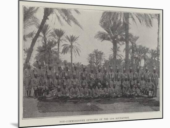 Non-Commissioned Officers of the 11th Soudanese-null-Mounted Giclee Print