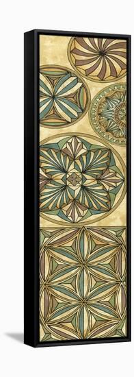 Non-Embellish Stained Glass Panel I-Vision Studio-Framed Stretched Canvas