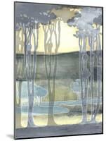 Non-Embellishd Nouveau Landscape II-Jennifer Goldberger-Mounted Art Print