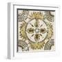 Non-Embellished Batik Square VII-Chariklia Zarris-Framed Art Print