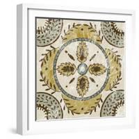 Non-Embellished Batik Square VII-Chariklia Zarris-Framed Art Print