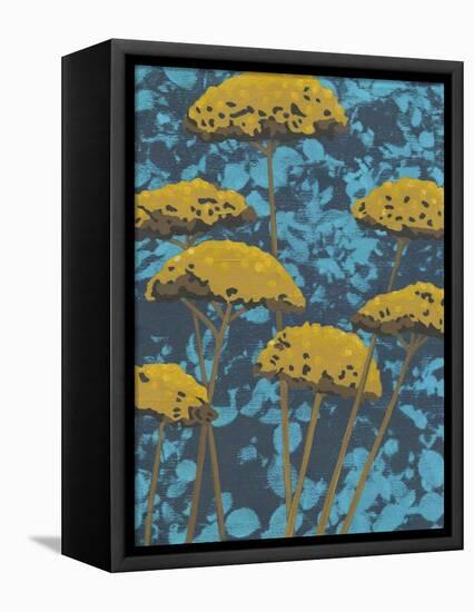 Non-Embellished Golden Yarrow II-null-Framed Stretched Canvas