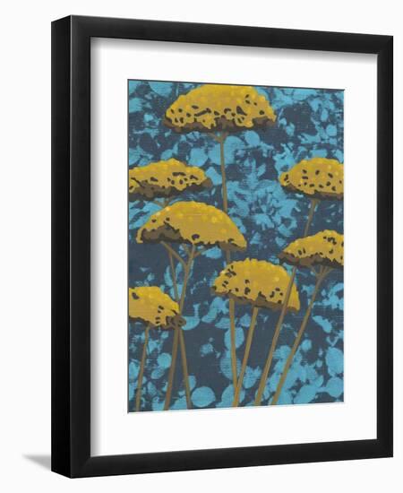 Non-Embellished Golden Yarrow II-null-Framed Art Print