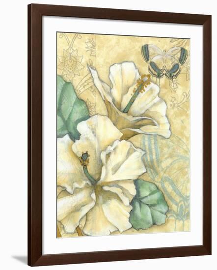 Non-Embellished Hibiscus Medley II-null-Framed Art Print