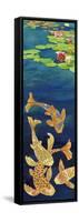 Non-Embellished Koi Illusion II-null-Framed Stretched Canvas