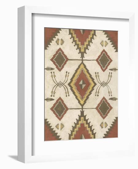 Non-Embellished Native Design I-Megan Meagher-Framed Art Print