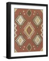 Non-Embellished Native Design II-Megan Meagher-Framed Art Print