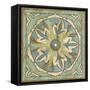 Non-Embellished Ornamental Tile II-null-Framed Stretched Canvas