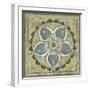 Non-Embellished Ornamental Tile VI-null-Framed Art Print