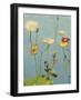 Non-Embellished Poppies II-null-Framed Art Print