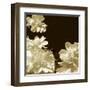Non-Embellished Sepia Peonies I-null-Framed Art Print