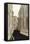 Non-Embellished Streets of Paris I-Megan Meagher-Framed Stretched Canvas