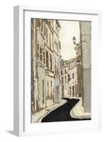 Non-Embellished Streets of Paris II-Megan Meagher-Framed Art Print