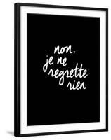 Non Je Ne Regrette Rien-Brett Wilson-Framed Art Print