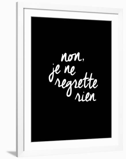 Non Je Ne Regrette Rien-Brett Wilson-Framed Art Print