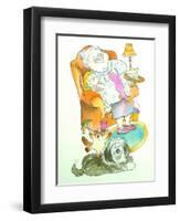 Nona (Grandma)-Maylee Christie-Framed Premium Giclee Print