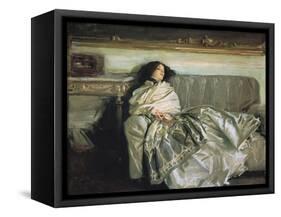 Nonchaloir (Repose)-John Singer Sargent-Framed Stretched Canvas