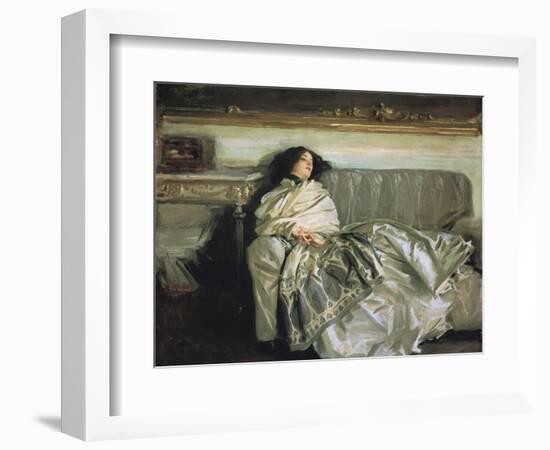 Nonchaloir (Repose)-John Singer Sargent-Framed Art Print