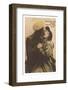 "None But the Brave Deserve the Fair" - a Soldier Kisses His Girlfriend Goodbye-null-Framed Photographic Print