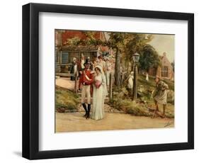 None But the Brave Deserve the Fair, from the Pears Annual, 1915-James Shaw Crompton-Framed Giclee Print
