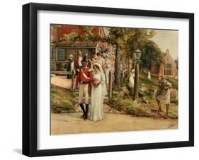 None But the Brave Deserve the Fair, from the Pears Annual, 1915-James Shaw Crompton-Framed Giclee Print