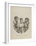 None of the Two (Ni L'Un, Ni L'Autr), Early 19th C-Friedrich Fleischmann-Framed Giclee Print