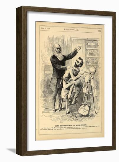 None the Better for Too Much Nursing, 1870-Henry Louis Stephens-Framed Giclee Print
