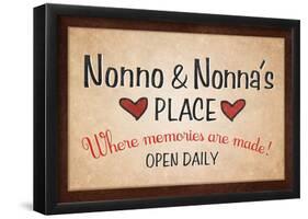 Nonno and Nonna's Place-null-Framed Poster