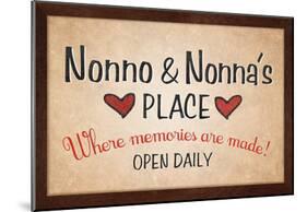Nonno and Nonna's Place-null-Mounted Poster