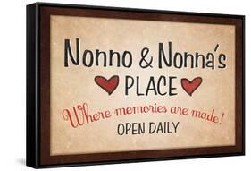 Nonno and Nonna's Place-null-Framed Stretched Canvas