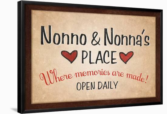 Nonno and Nonna's Place-null-Framed Poster