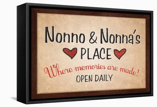 Nonno and Nonna's Place-null-Framed Stretched Canvas
