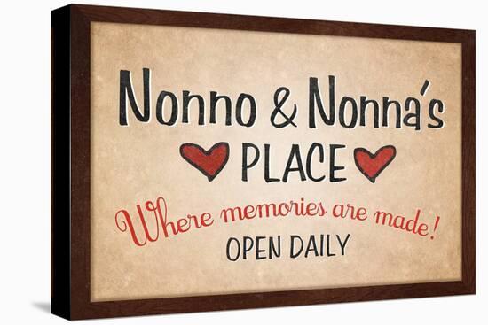 Nonno and Nonna's Place-null-Stretched Canvas