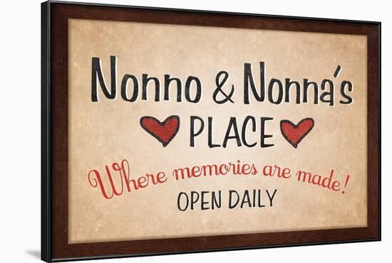 Nonno and Nonna's Place-null-Framed Art Print