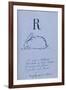 Nonsense Alphabet - R, 1860-Edward Lear-Framed Giclee Print