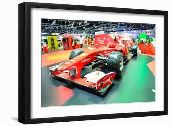 Nonthaburi - December 1: Ferrari Formula 1 Car Display at Thailand International Motor Expo on Dece-Thampapon1-Framed Photographic Print