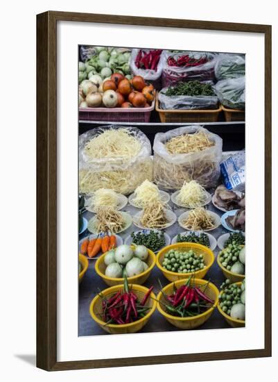 Nonthaburi Market, Bangkok, Thailand, Southeast Asia, Asia-Andrew Taylor-Framed Photographic Print