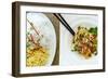 Noodles and seafood with vegetables, Vietnamese food, Vietnam, Indochina, Southeast Asia, Asia-Alex Robinson-Framed Photographic Print