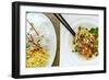 Noodles and seafood with vegetables, Vietnamese food, Vietnam, Indochina, Southeast Asia, Asia-Alex Robinson-Framed Photographic Print